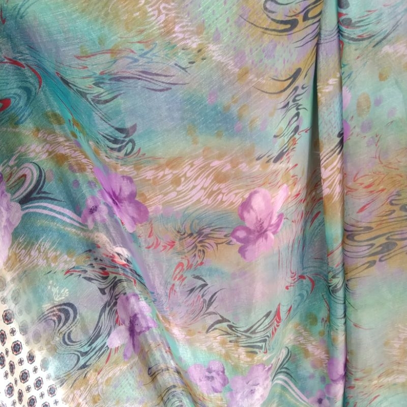 Kain sifon salju | Harga/0,5m | bahan sifon salju motif | bahan sifon salju | kain sifon salju impor