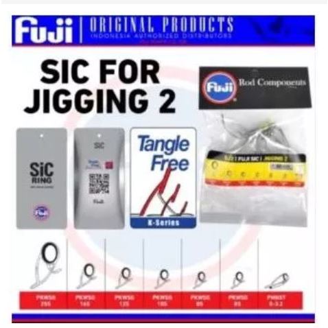 Fuji ROD Component Setting | SIC | Galatama Jigging Casting Popping Ultralight | Ring Fuji | Cincin 