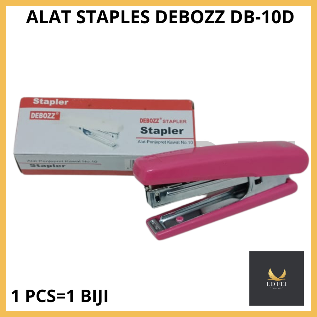 

(1 PCS=1 BIJI) Alat staples Kecil/ Stapler Debozz HD10D/ Alat Staples Debozz/ STAPLER DEBPZ HD 10