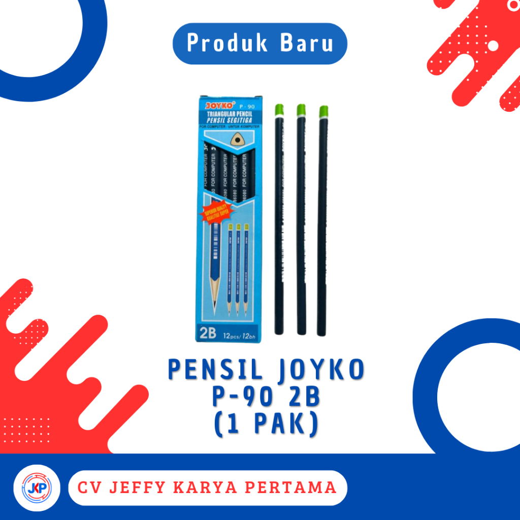 

Pensil Joyko P-90 2B (1 Pak)