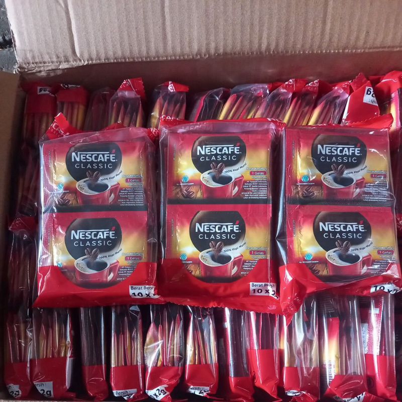 

NESCAFE CLASIC KOPI MURNI 1 RENTENG