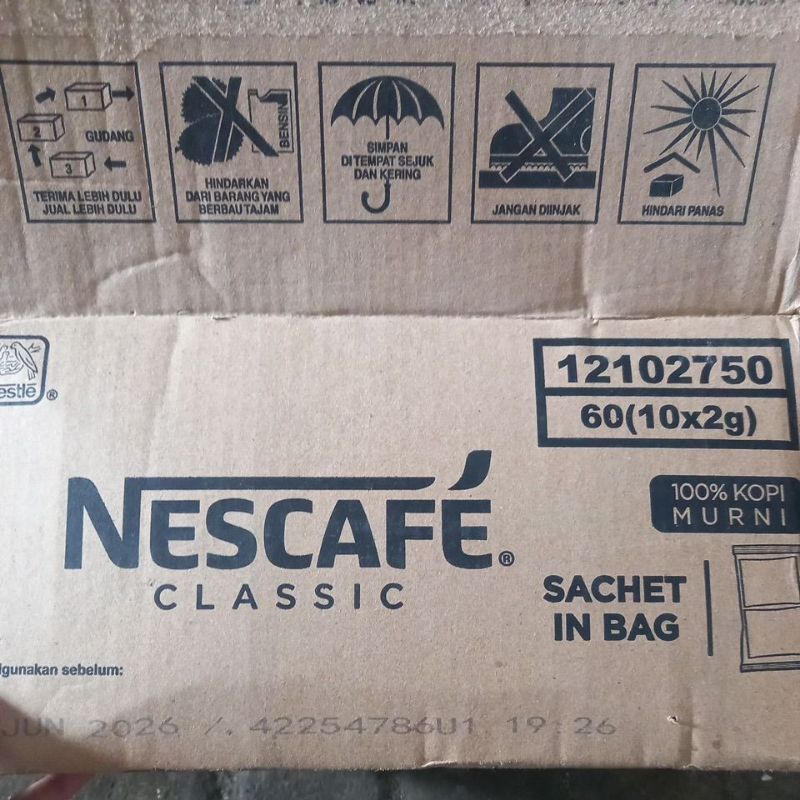 

Forcysn Nescafe Clasic Kopi Murni 1 Renteng