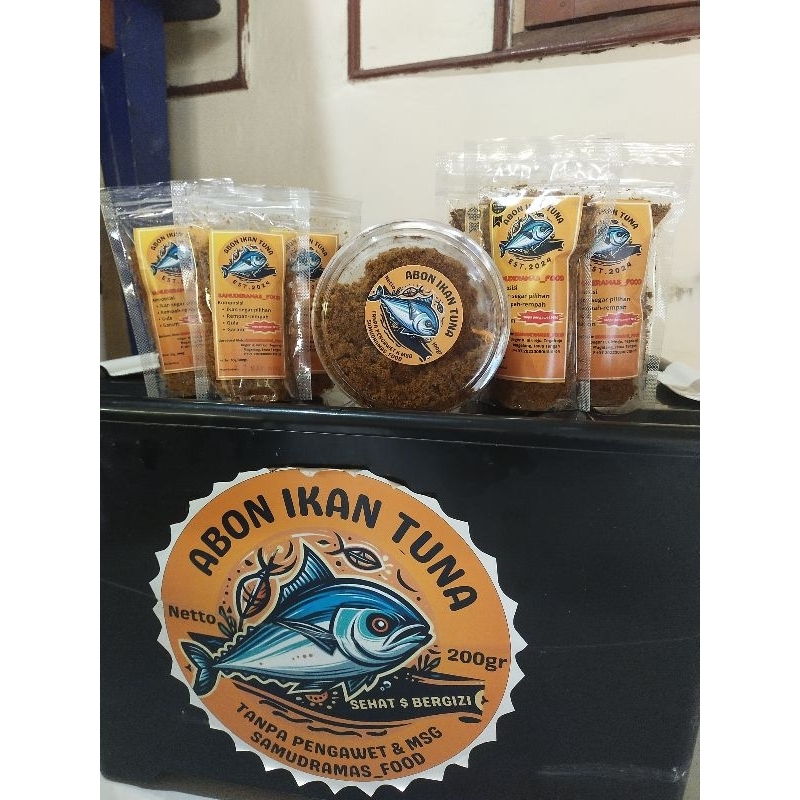 

Abon ikan tuna. ( SAMUDRAMAS FOOD)