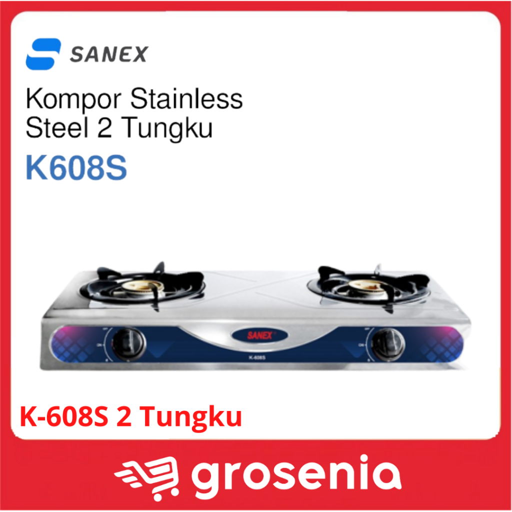 SANEX Kompor 2 Tungku SANEX K 608S