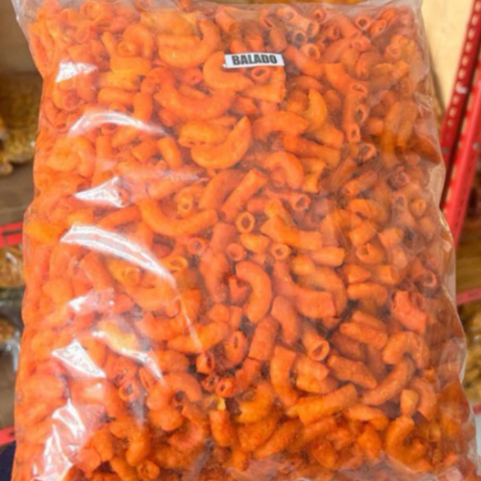 

MAKARONI BANTET BALADO DAUN JERUK ISI 500GR / MAKARONI PIPA BANTAT BALADO GURIH 500 GRAM / MAKARONI BANTET DAUN JERUK 500gr