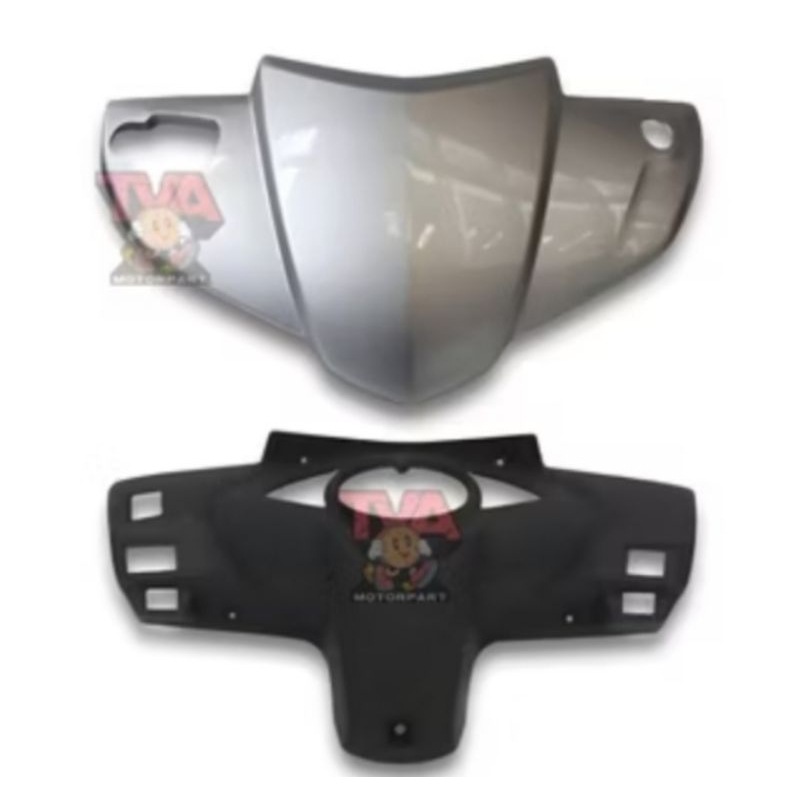batok depan belakang vario 110 karbu warna silver