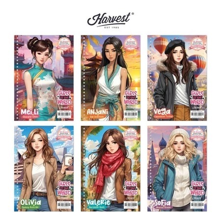 

㊦TERBARU KERTAS BINDER A5 LOOSE LEAF THE HARVEST GIRLS OF THE WORLD ! EDISI 2㊦