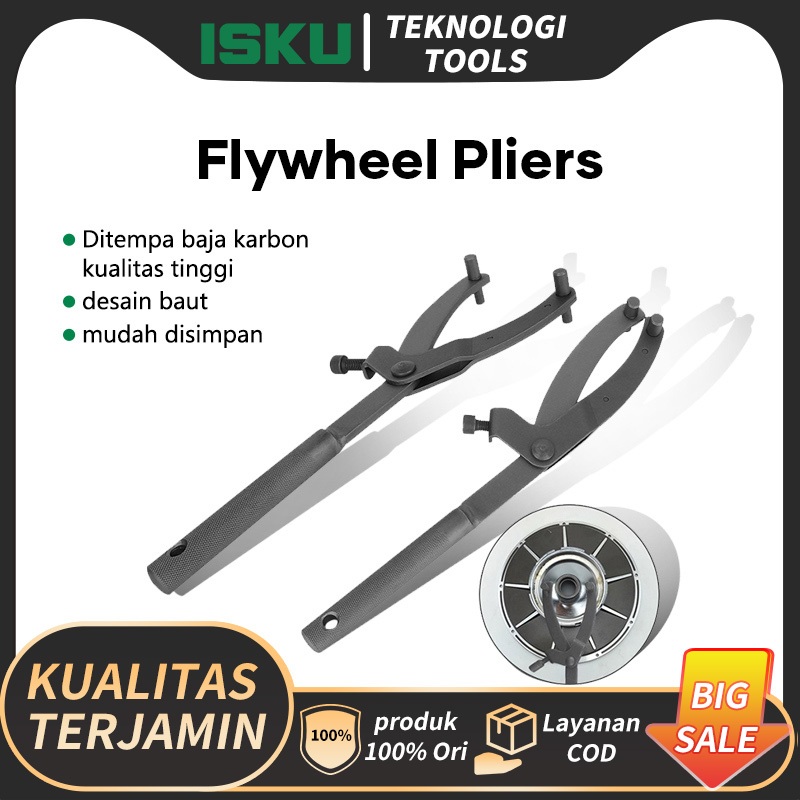 ISKU Treker CVT Penahan Kopling Magnet Motor Flying Wheel Pliers Kunci Tracking Sabuk Ganda Matic Un