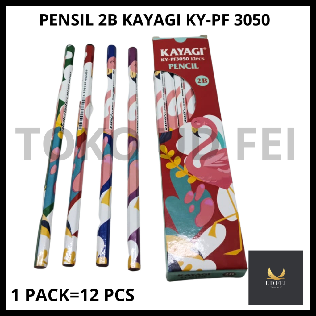 

(1 PACK = 12 PCS KODE:3050) PENSIL 2B KAYAGI/ PENSIL KAYAGI/ PENSIL 2B KARAKTER/ PENSIL 2B MOTIF / PENSIL 2B KAYAGI MOTIF