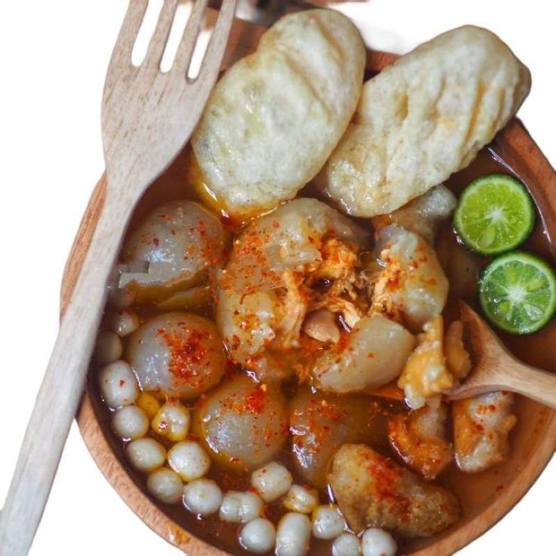 

Baso Aci Jontor ayam suwir pedas