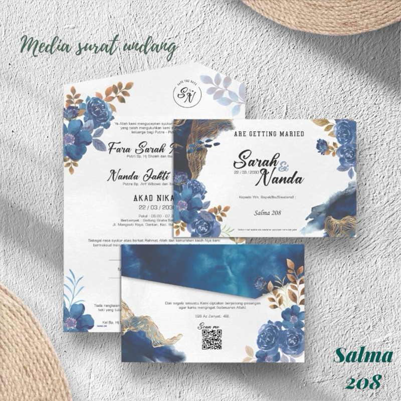 Undangan pernikahan bogor cd salma - MEDIASURATUNDANG