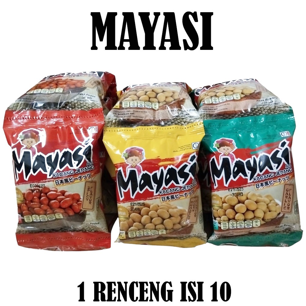 

MAYASI KACANG JEPANG RENCENG ISI 10