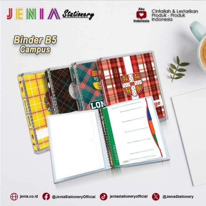 

BINDER B5 CAMPUS JENIA/BINDER B5 CAMPUS