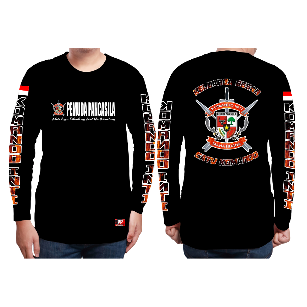 T-SHIRT/KAOS KOMANDO INTI 03/KAOS PEMUDA PANCASILA LENGAN PANJANG TERBARU 2024