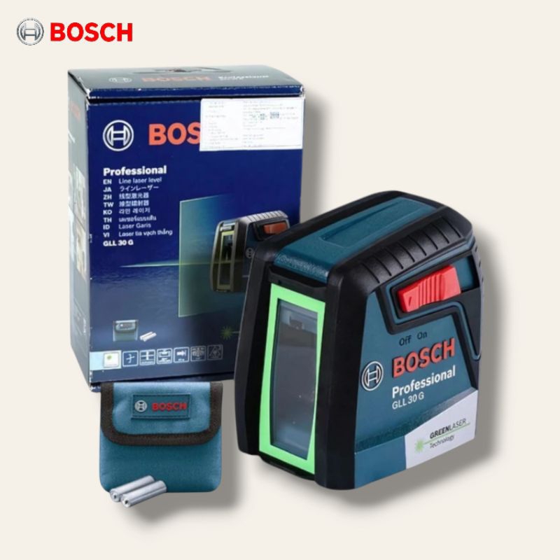 Bosch GLL 30 Laser Garis Waterpass Hijau - Spirit Level