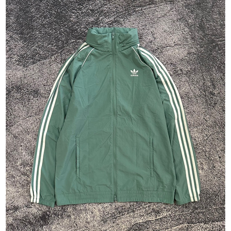 jaket tracktop adidas trefoil