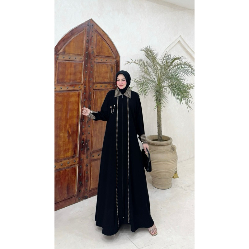 abaya jetblack premium