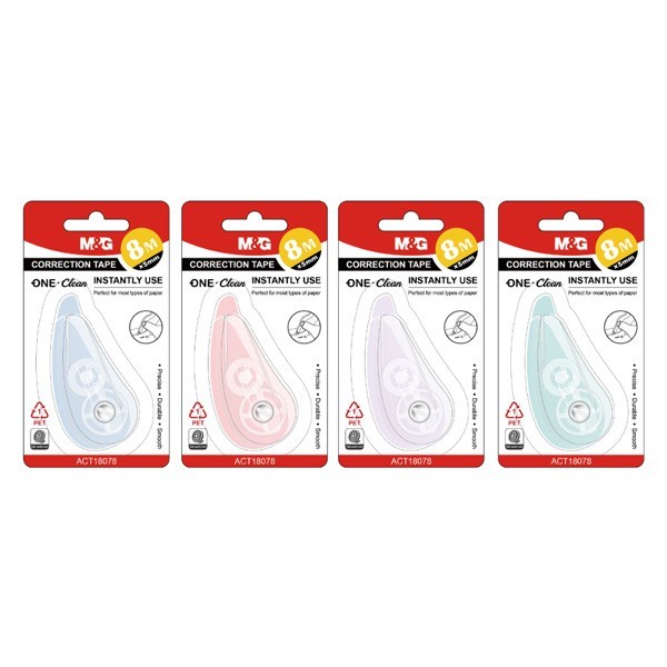 

TBMO M&G CORRECTION TAPE 8MX5MM ONE-CLEAN - 10026364/ACT18078