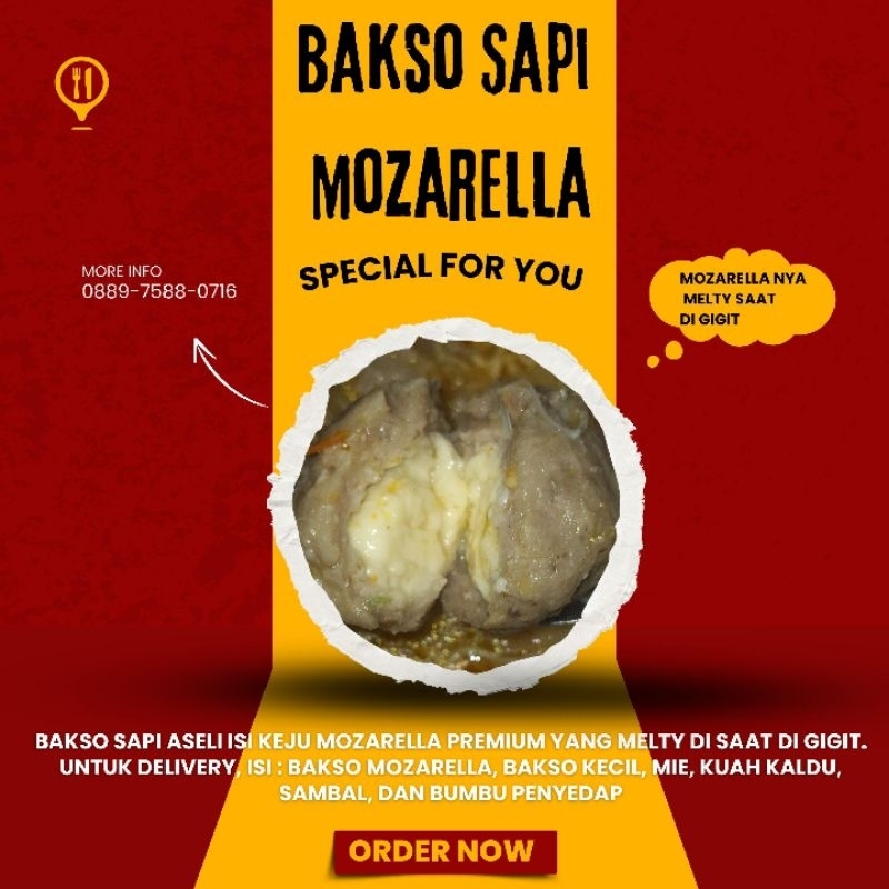 

BAKSO SAPI MOZARELLA PERFETTO