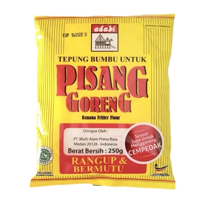 

Adabi Tepung Pisang Goreng 250g