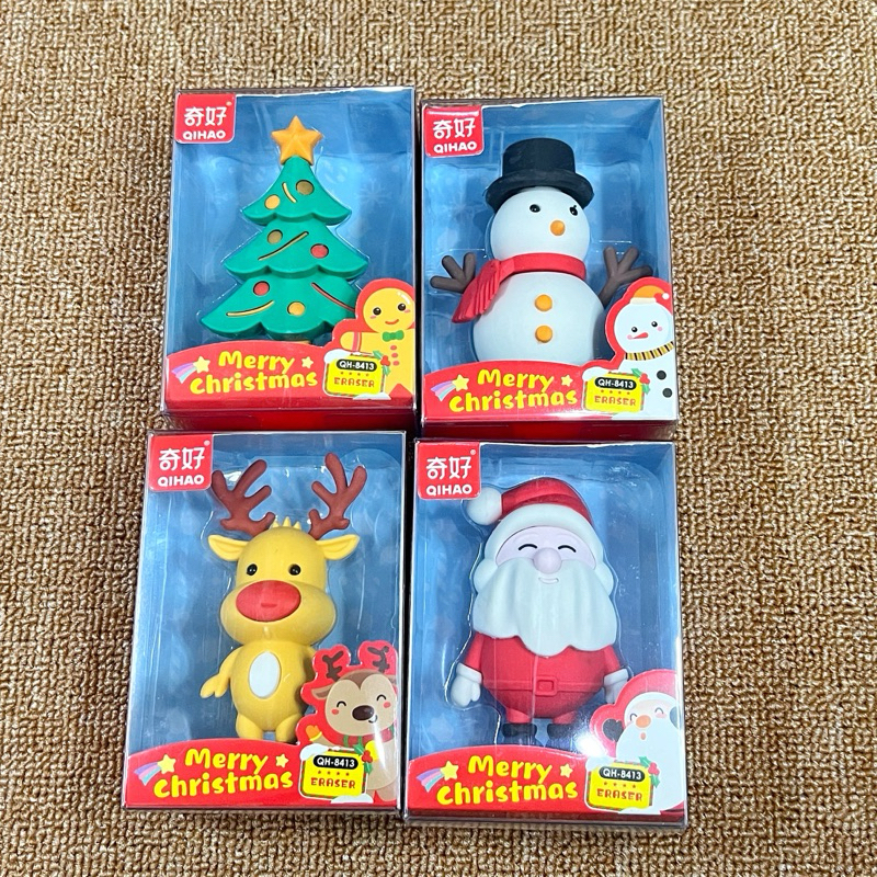 

Penghapus anak lucu tema natal christmas Rusa Pohon Natal Manusia Salju Santa Claus Epinidithouse
