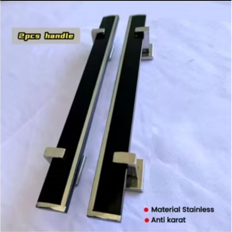 2pcs handle pintu rumah stainless mewah 60cm