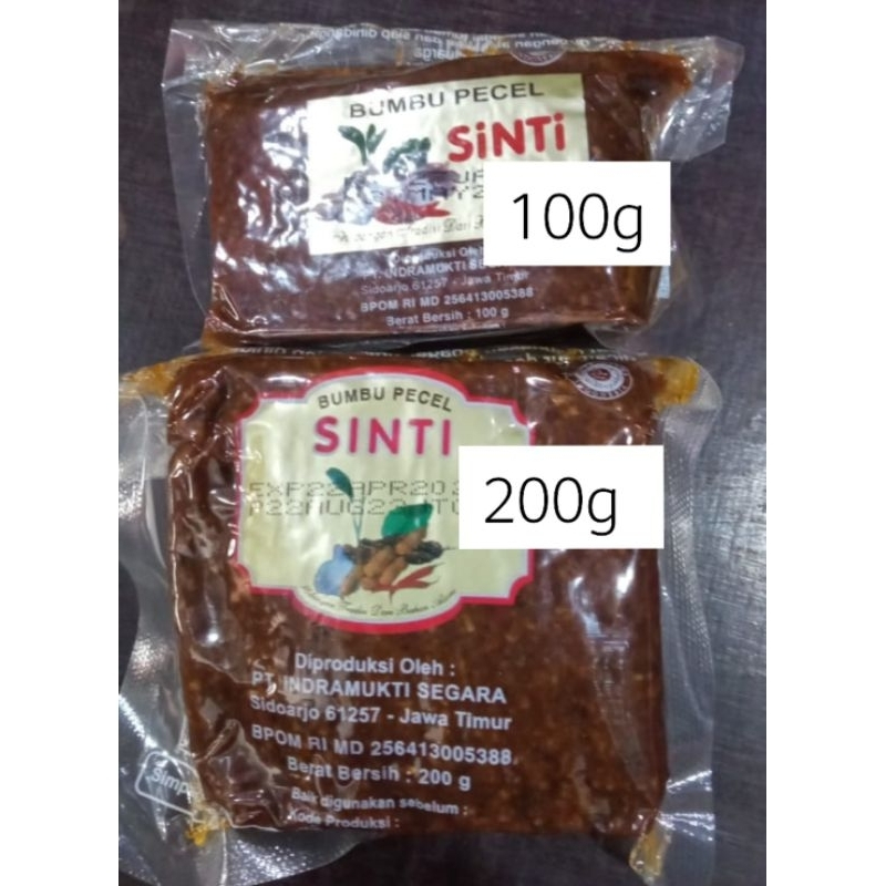 

Bumbu Pecel Sinti 100g & 200g