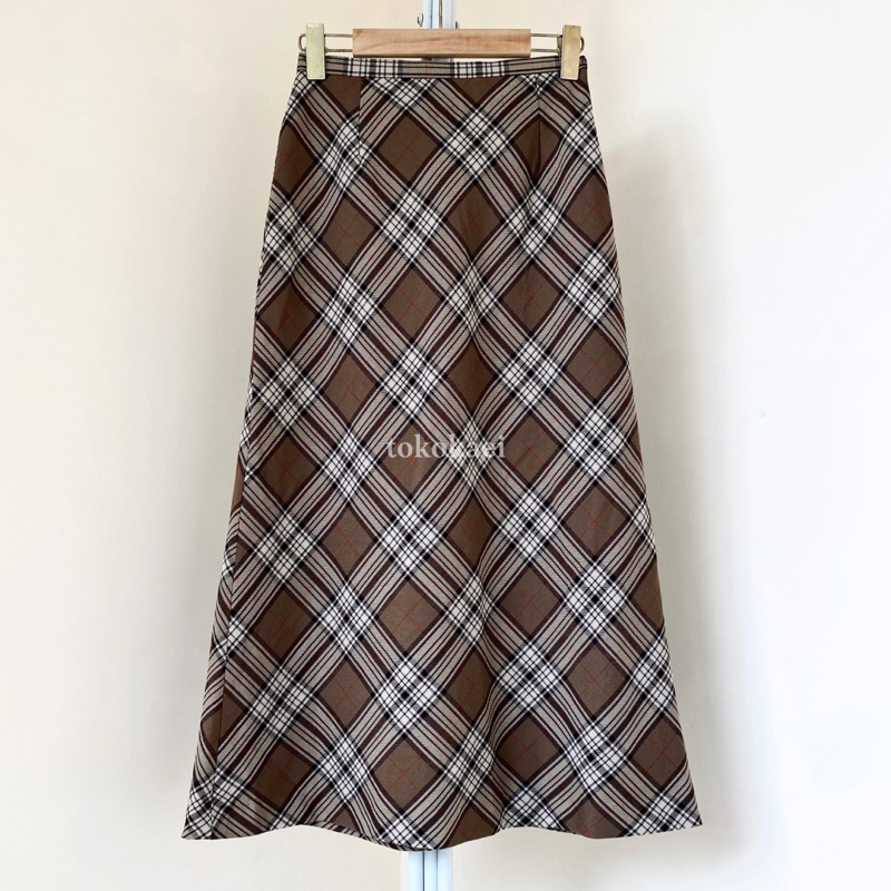 Brown Tartan Skirt
