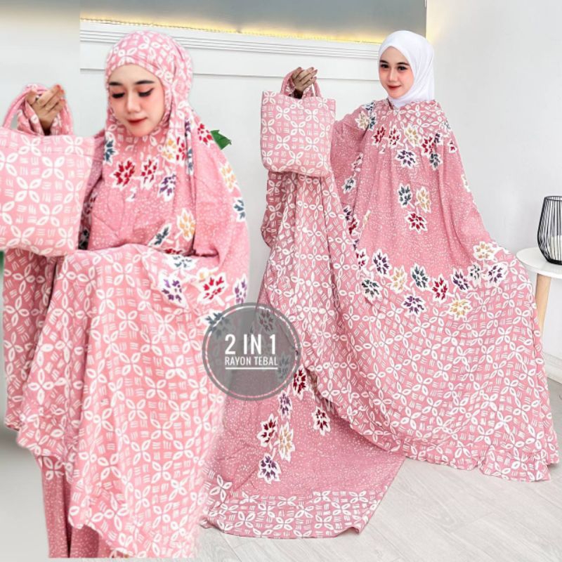 MUKENA BATIK CAP MUKENA BATIK PEKALONGAN