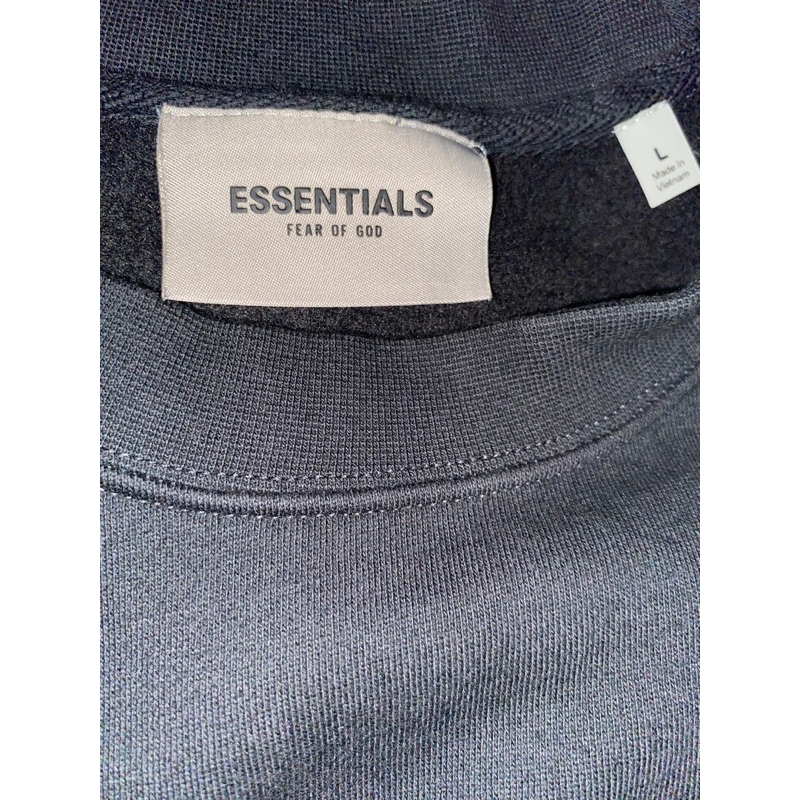 Fear of God Essentials Crewneck Applique Logo (Black)