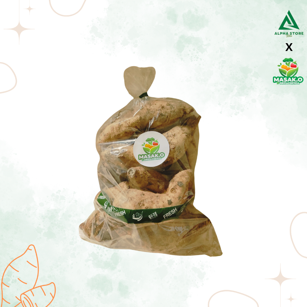 

Ubi Putih Mentah berat 1 kg / 2 kg - Alphastore x Masak.O
