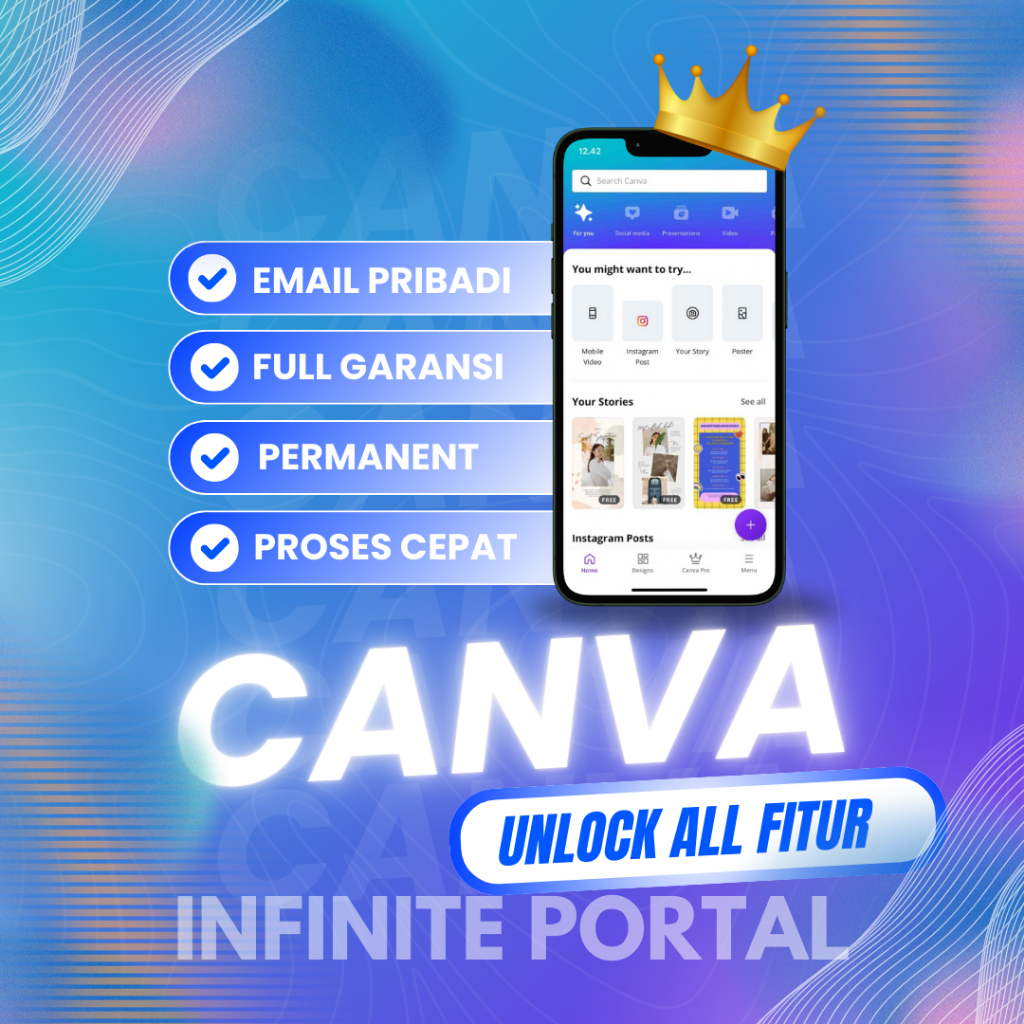 APLIKASI CANVA PRO PREMIUM 1 TAHUN FULL VERSION TANPA WATERMARK BERGARANSI, AMANAH