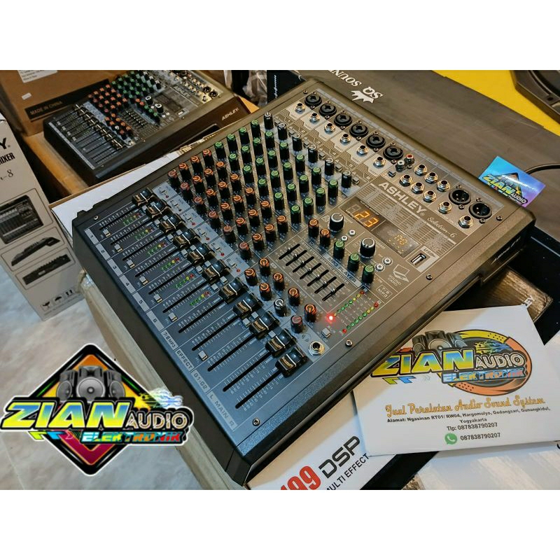 Mixer Ashley Selection 6  terbaru 4tone efek alesis original