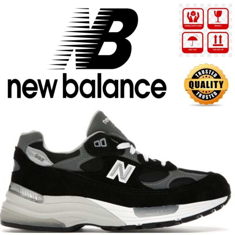 New Balance 992 Black Grey