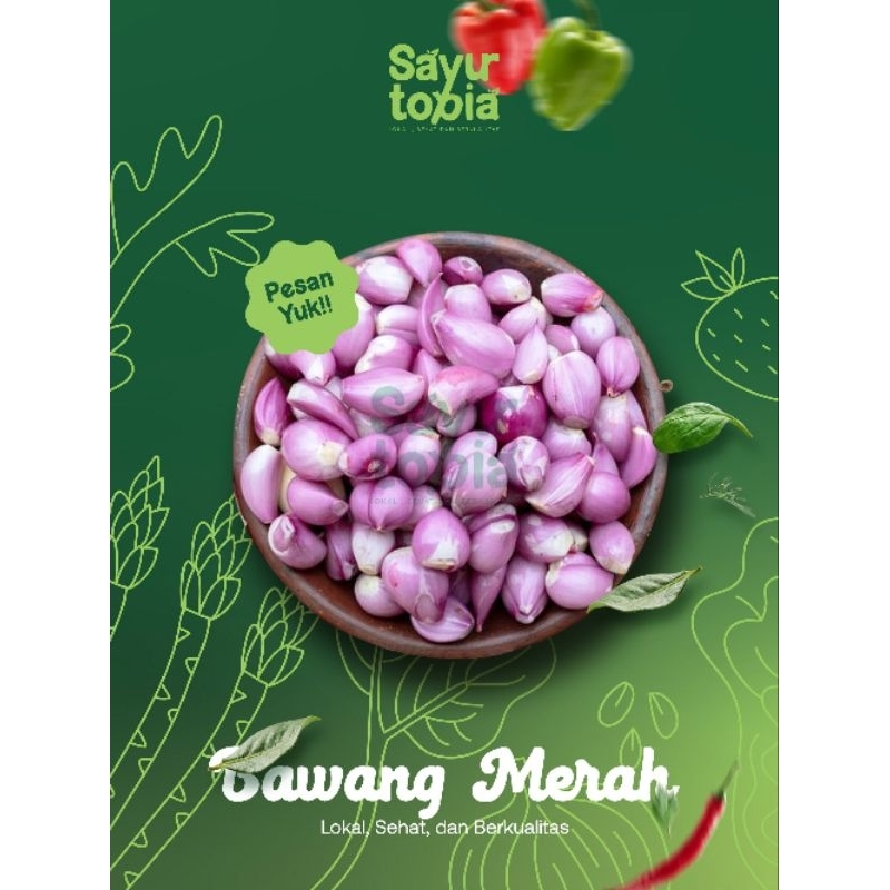 

Bawang merah utuh dan kupas 250gr 500gr 1kg