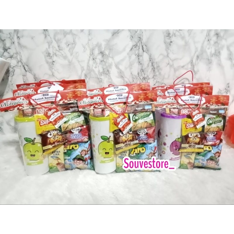 

Souvenir Biggy Gelas buah || Paket ulang tahun Gelas dan snack || Tumblr Buah Biggy || Souvenir snack ulang tahun || Parcel ultah || Hampers snack Souvenir