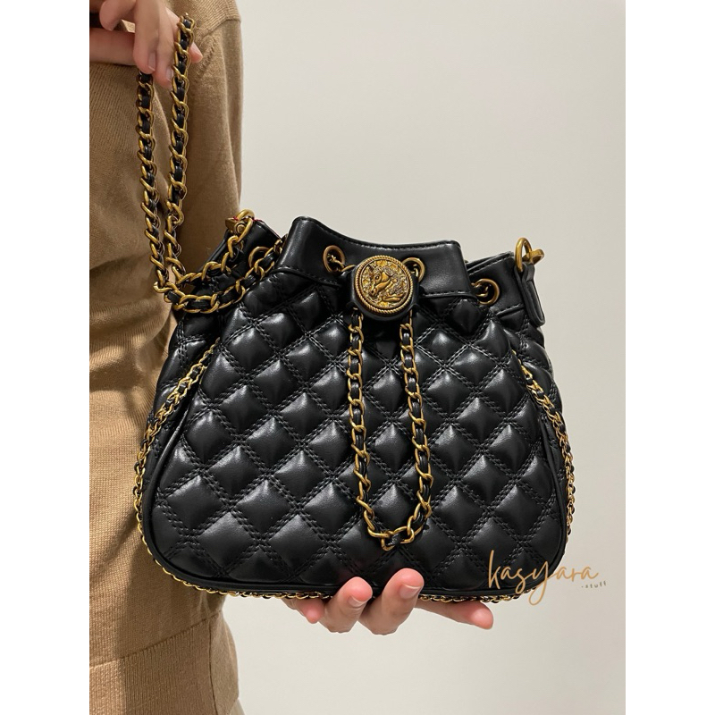 GUSACHI Serut Mini Tali Rantai - Hitam