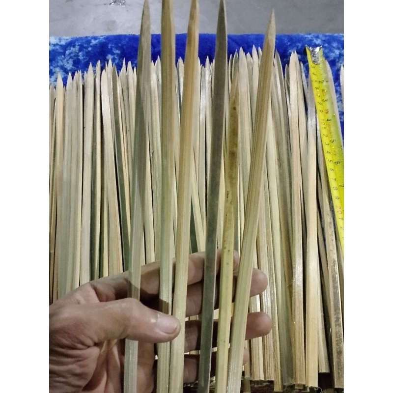 

tusuk kebab shawarma, tsuk sate, ikan bakar cumi sate stc daging daging bebek dll 35cm 6_7mm isi 100 pcs
