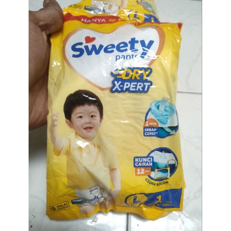 Popok bayi sweety bronze pants / kemasan sachet / size M L /ekonomis