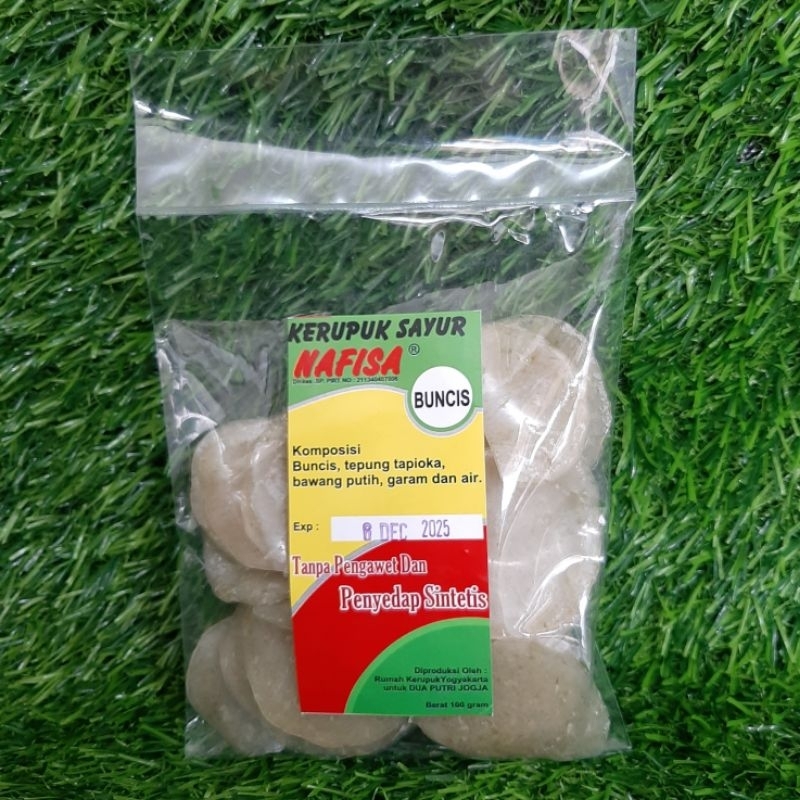 

Kerupuk sayur buncis nafisa