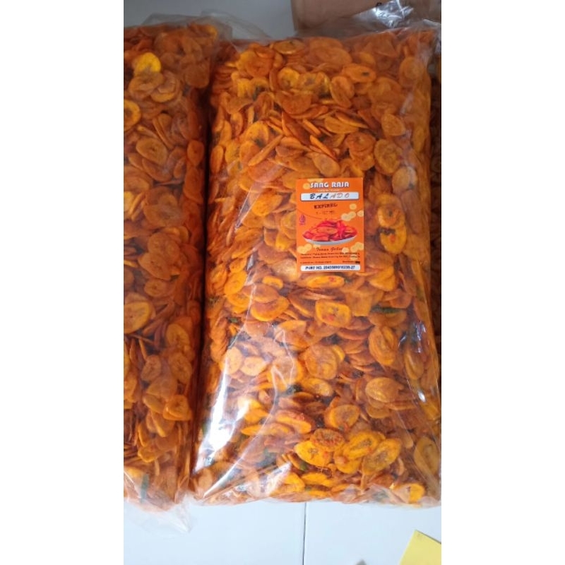 

Keripik Pisang Aneka Rasa / Kripik Pisang Murah Rasa Balado "SANG RAJA" 250 gr - 1 kg