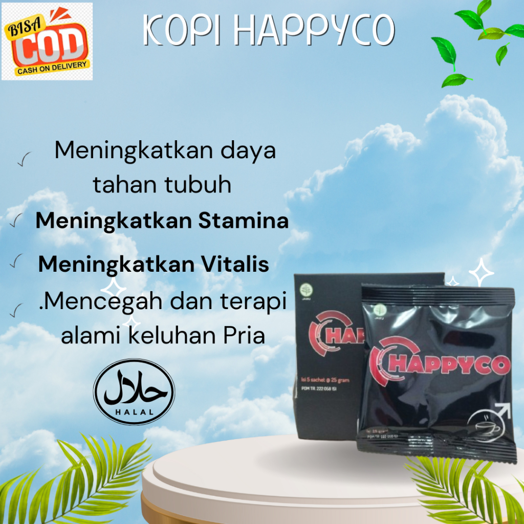 

HAPYYCO Kopi Herbal Stamina Pria Kopi Kuat Tahan Lama