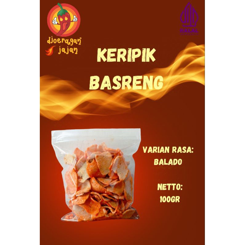 

BASRENG KOIN VIRAL BALADO DAUN JERUK 100gr TERMURAH