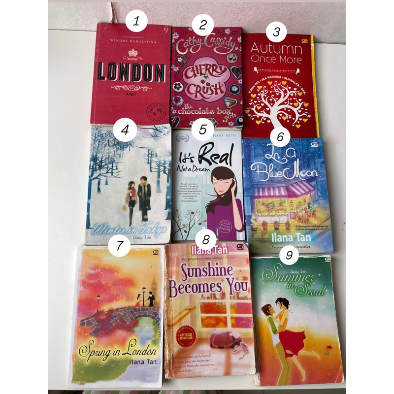 Buku Preloved (Ilana Tan, etc)