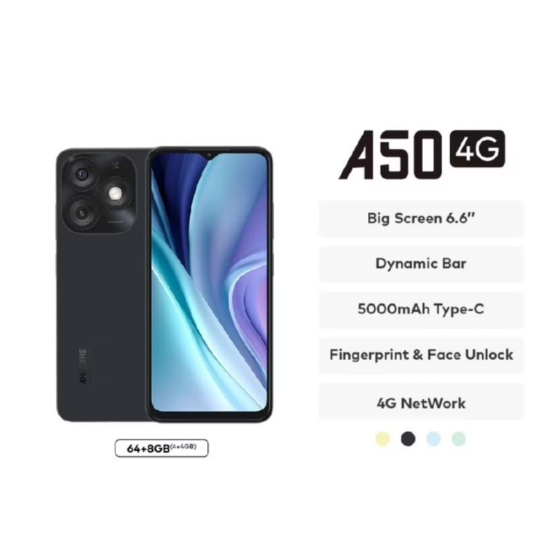 Itel A50 | 4+4/64 | 3+5/64