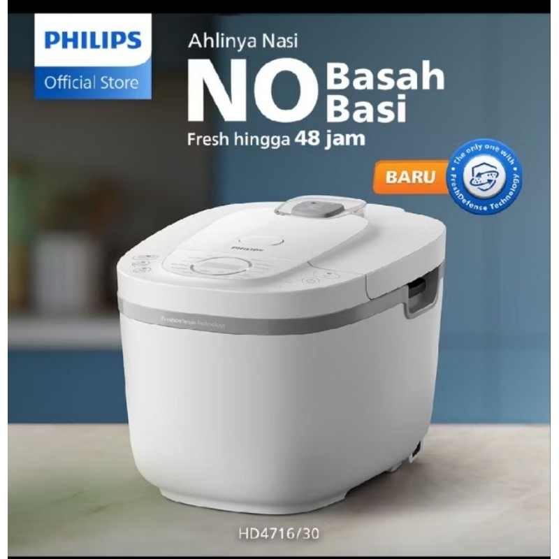 RICE COOKER PHILIPS 3000 DIGITAL HD4716 GARANSI RESMI