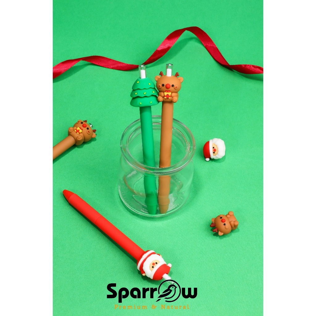 

SPARROW Pensil Abadi / Eternal Pencil / Infinite Pencil / Alat Tulis Karakter Lucu Cantik MERRY CHRISTMAS (7130)