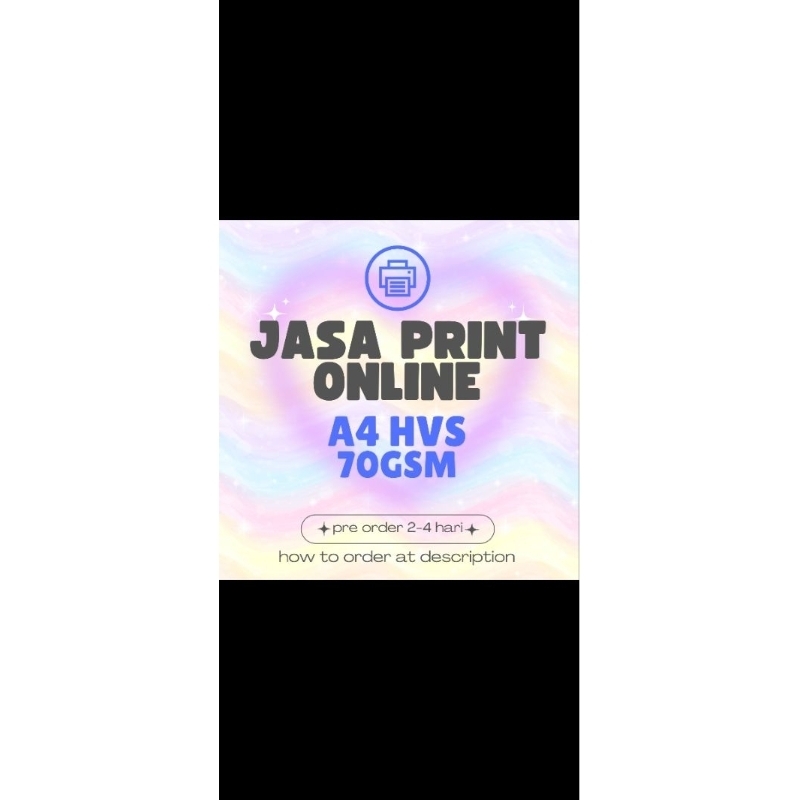 Jasa Print Online Kertas A4 HVS