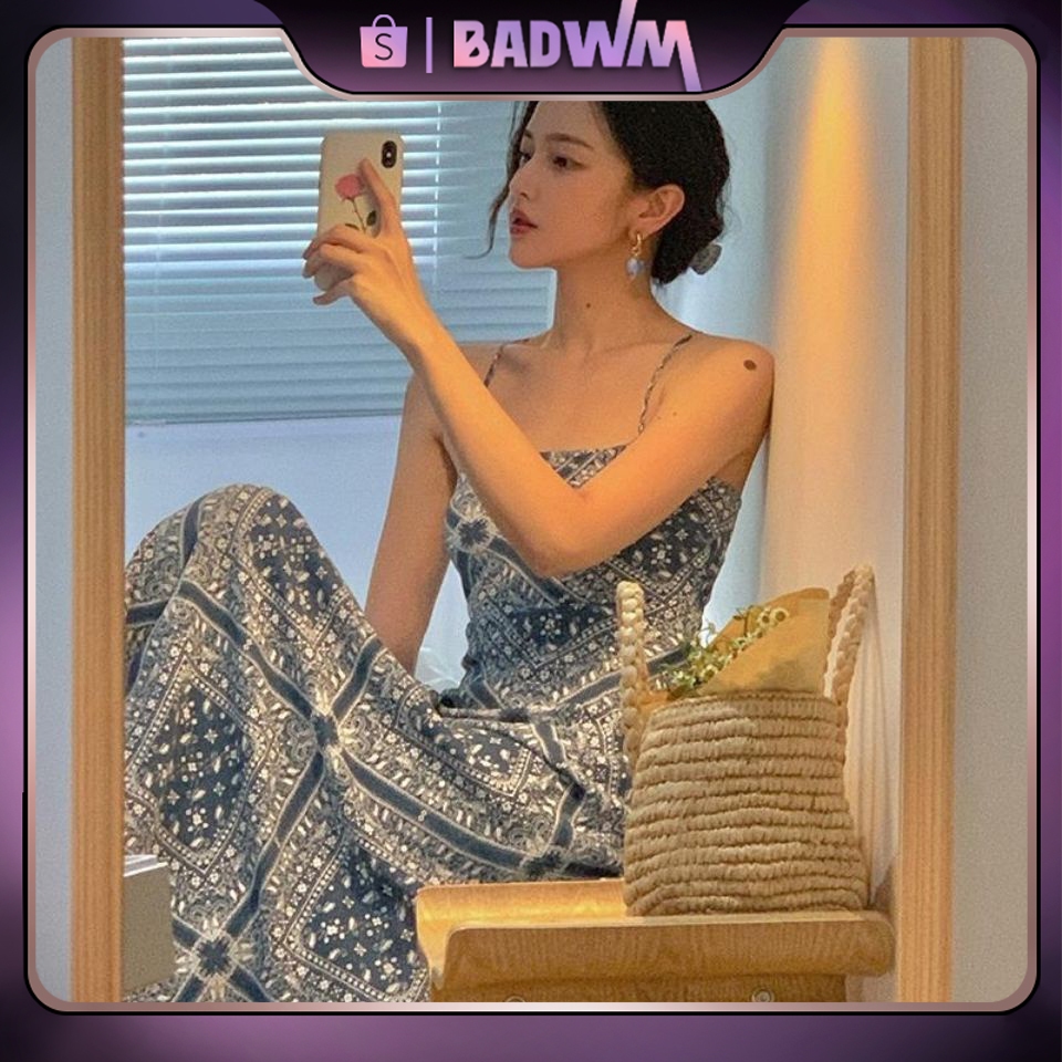 COD##Fishtail Maxi Dress/dress korean style/gaun seksi dengan panjang sedang