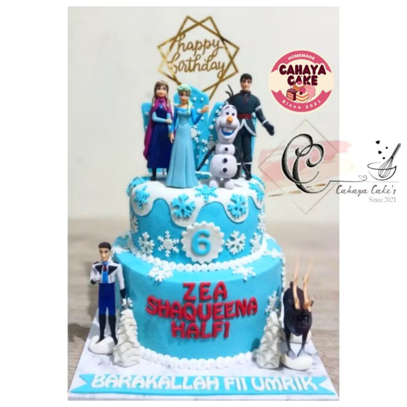 

Kue Ulang Tahun Elsa Frozen / Frozen Cake / Kue Ultah Elsa